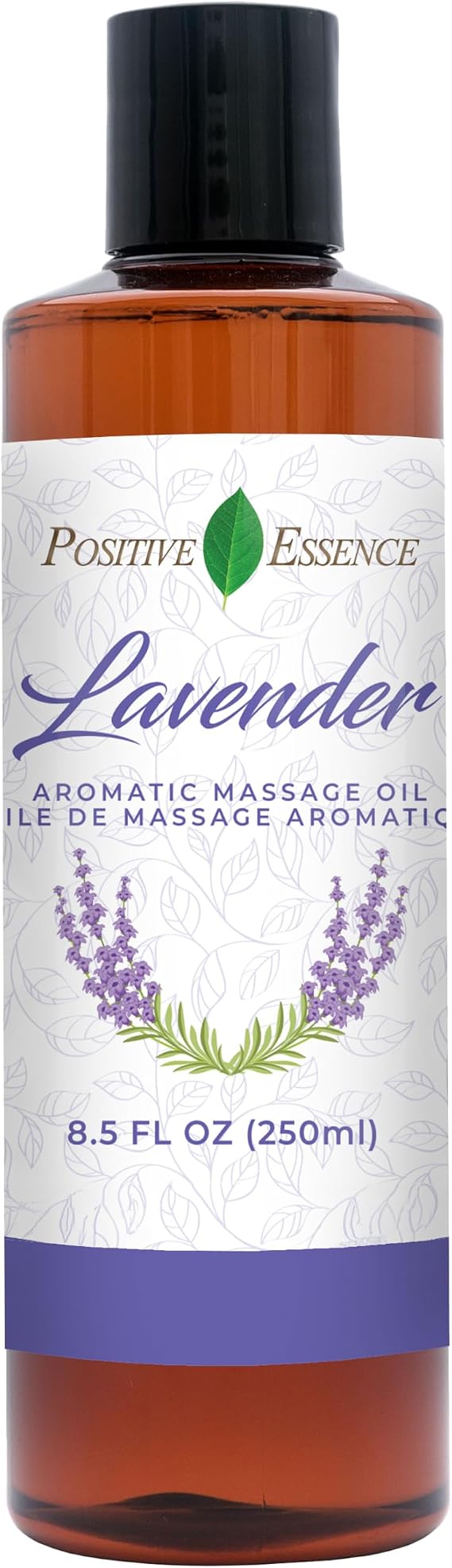 Lavender Massage Oil with Jojoba & Sweet Almond Oil, 8.45 fl oz