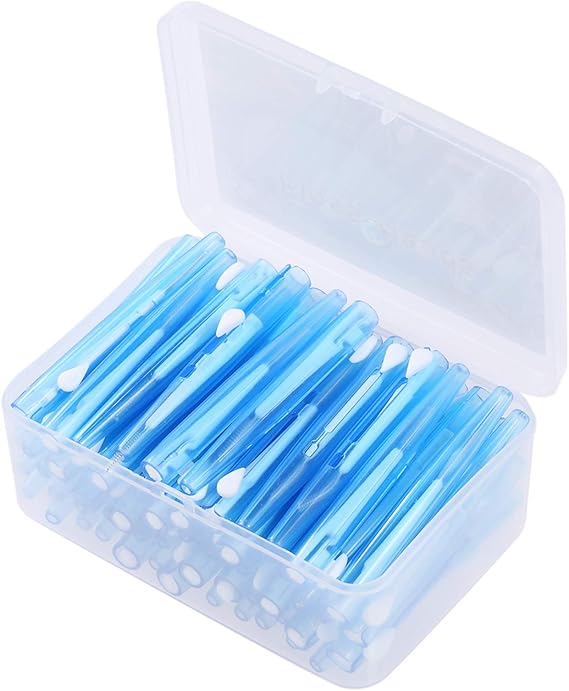60Pcs/Box Dental Floss Picks Refill Toothpick Flosser Inter-Dental Stick Teeth Stick for Oral Deep Clean Health Care