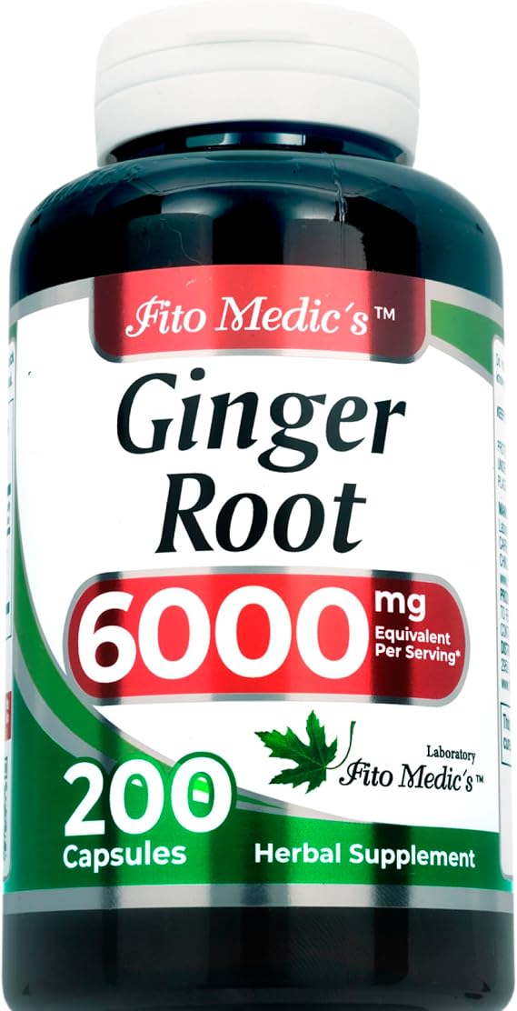 FITO MEDIC'S Lab | Ginger Root Capsules | 200 Capsules
