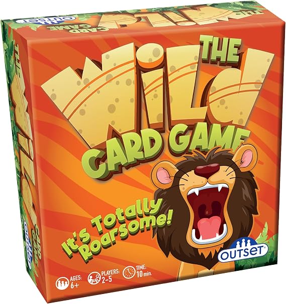 Outset Media The Wild Card Game - for 2 to 5 Players Ages 6 and up