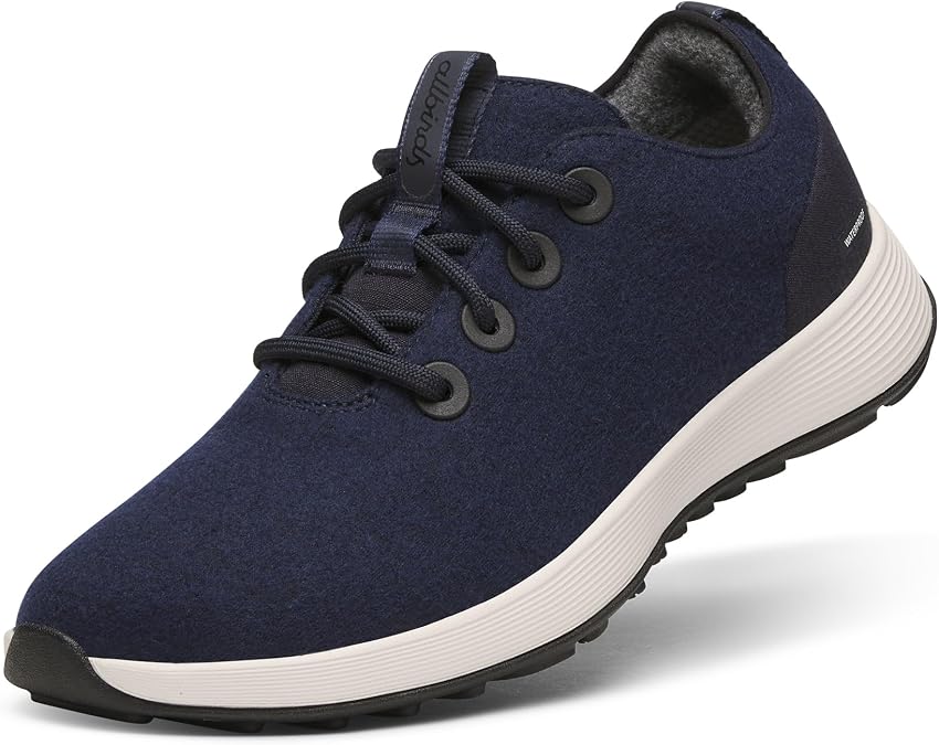 Allbirds Mens Wool Runner NZ Waterproof, Comfortable Everyday Weatherproof Sneakers