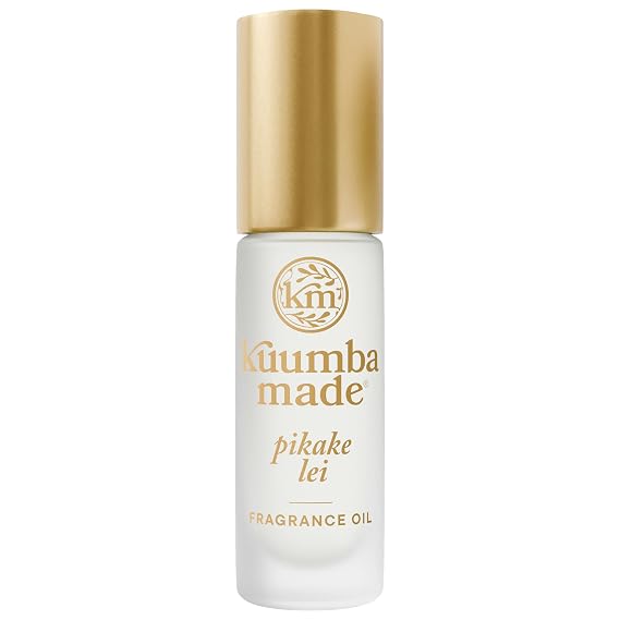 Kuumba Made Pikake Lei Fragrance Oil Roll-On, Alcohol-Free, 0.15 Fl Oz