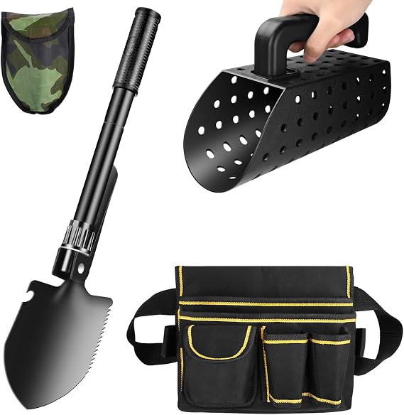 Dmyond Metal Detector Accessories - for Beach, Sand Sifter, Digging