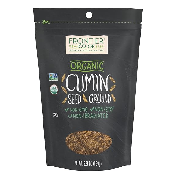 Frontier Co-op Organic Ground Cumin Seed 5.61oz Cumin Powder