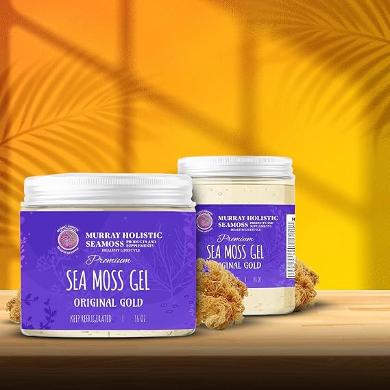 Sea Moss Gel Organic Raw Original Gold Sea Moss Gel | Nutrient-Rich Booster | Savor the Natural and Refreshing Taste