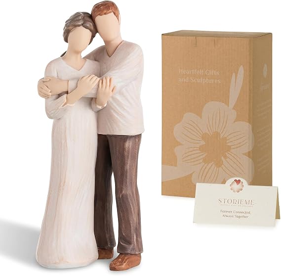 Storieme Sentimental Mother Son Hug Figurine, Gifts for Mom from Son