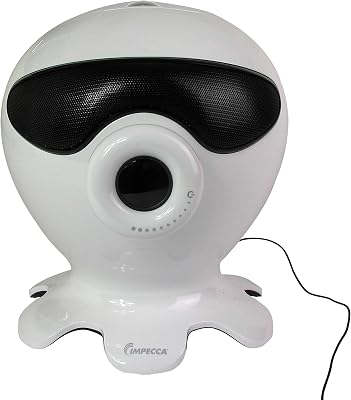 Impecca 10-Watts Audio System, Universal Portable Stereo Speaker with Built in 3.5mm Input to Connect SmartphonesCD & DVD PlayersMP3 PlayersEtc - Octopus Character