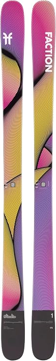Faction Studio 1 Park Skis - Poplar/Carbon Construction, Twin Tip Rocker Profile, Expert Park Freestyle