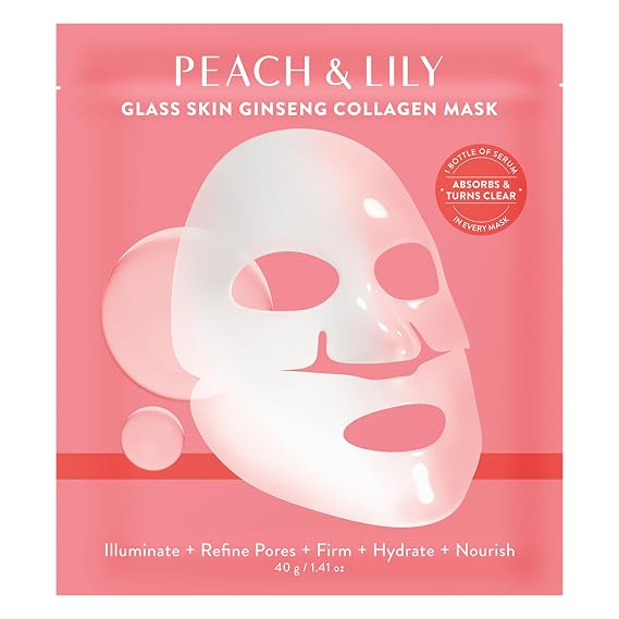 Peach & Lily Glass Skin Ginseng Collagen Mask Pack of 1