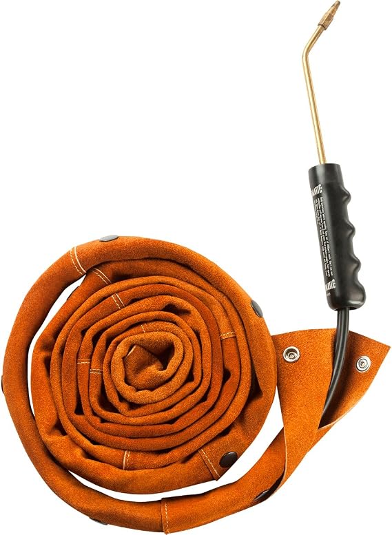Steiner 22133-100 Leather Cable Cover with Snaps, 1-1/4" x 100'