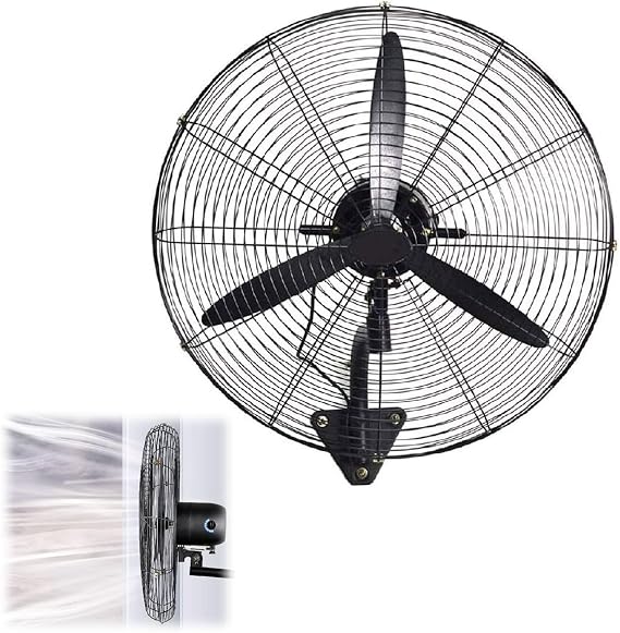 Wall Mounted Fan, Heavy Duty Quiet Electric Fan, 21in/27in/30in Home Cooling Fan, Powerful Wind For Air Circulation, Three-speed Wind Speed, Oscillating Wall Fan (78cm/30in) (55cm/21in) ( 68cm/27in)