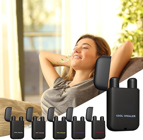 Nasal Inhaler Stick - Dual Purpose Nasal Inhaler for Sinusitis Relief, Nasal Congestion Remover | Breathe Stick 3.6l Portable Aromatherapy Inhaler for Colds, Allergies, Breathing, Concentration,