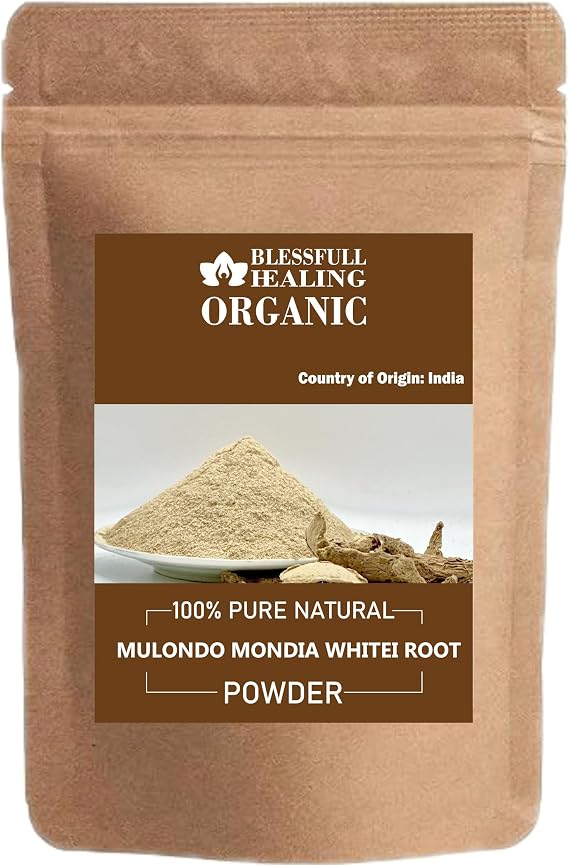 Blessfull Healing Organic Mulondo Mondia Whitei Root Powder 100% Pure Natural 300 Gram / 10.58 oz
