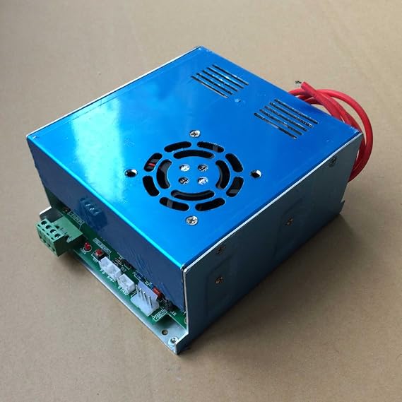 40W Power Supply CO2 Laser Engraving Cutting Machine 110V/220V Switch White Port