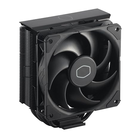 Cooler Master Hyper 212 Black CPU Air Cooler, 4 Heat Pipes, PWM Fan