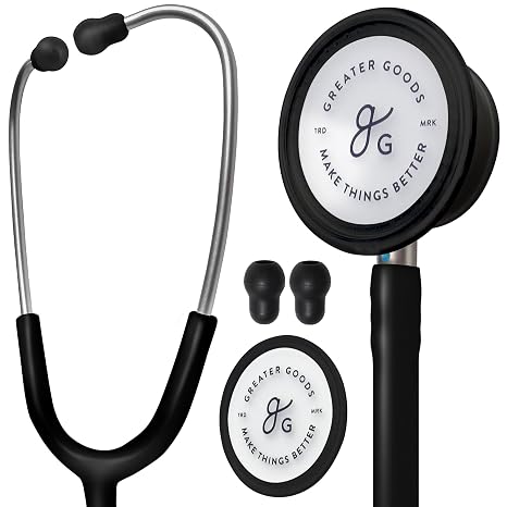 Greater Goods Dual-Head Stethoscope for Nurses, Medical Students & EMTs