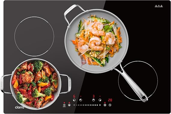 CIARRA 30 Inch Induction Cooktop, 4 Burners 8200W Built-in Stovetop