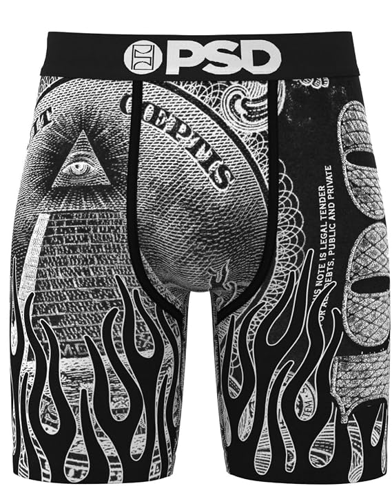 PSD Men's Silver Band Boxer Brief, Multi, S