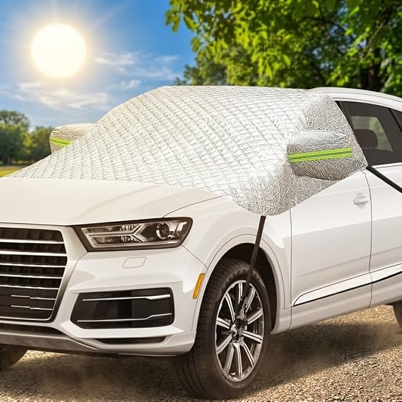 Windscreen Sun Shade Uv and Frost Ice Snow Cover for Car SUV Van