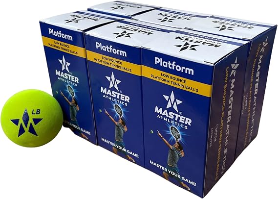 Master Athletics Low Bounce Platform Tennis Balls (Dozen - 12 Balls)