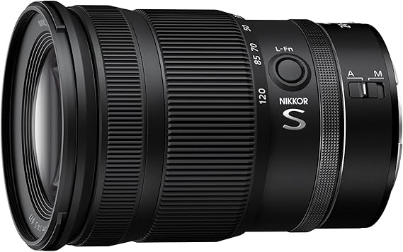 Nikon NIKKOR Z 24-120mm f/4 S | Premium constant aperture all-in-one zoom lens for Z series mirrorless cameras (wide angle to telephoto) | Nikon USA Model | Versatile 24-120mm F/4 Second Zoom for Nikon Z, Constant F/4, 0.35m Close-Focus, 77mm Filter, 630g, S-Line Optics