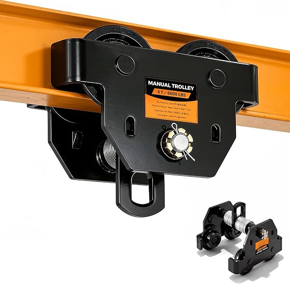 I Beam Trolley 3 Ton Manual Adjustable