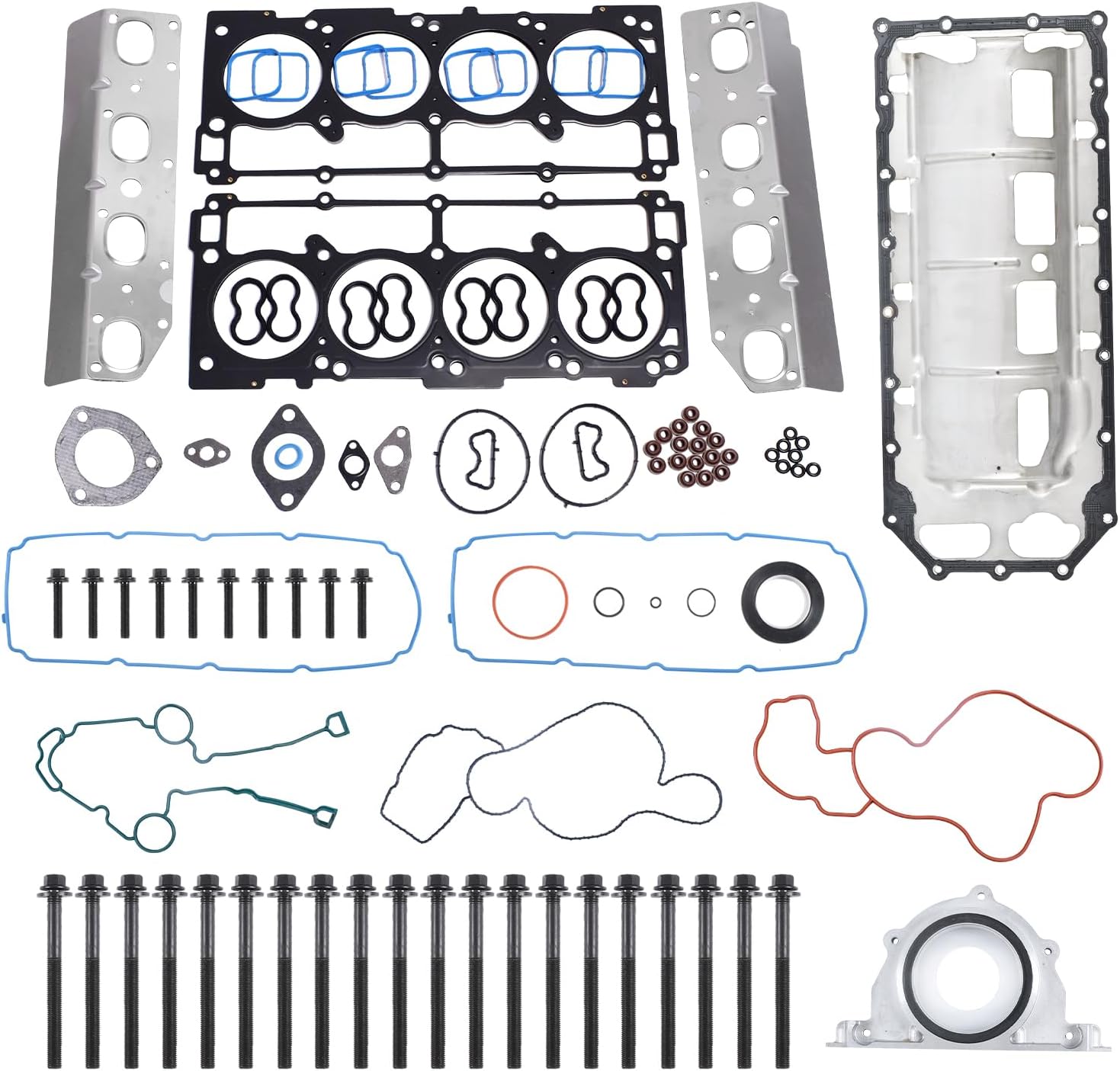 5.7 Hemi Head Gasket Set with Oil Pan Gasket and Bolts Kit for 2009-2016 Dodge Ram 1500 Durango 5.7L HS26423PT