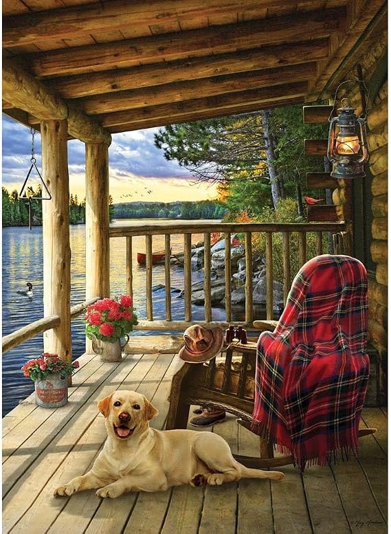 Cobblehill Puzzles 1000 pc Cabin Porch