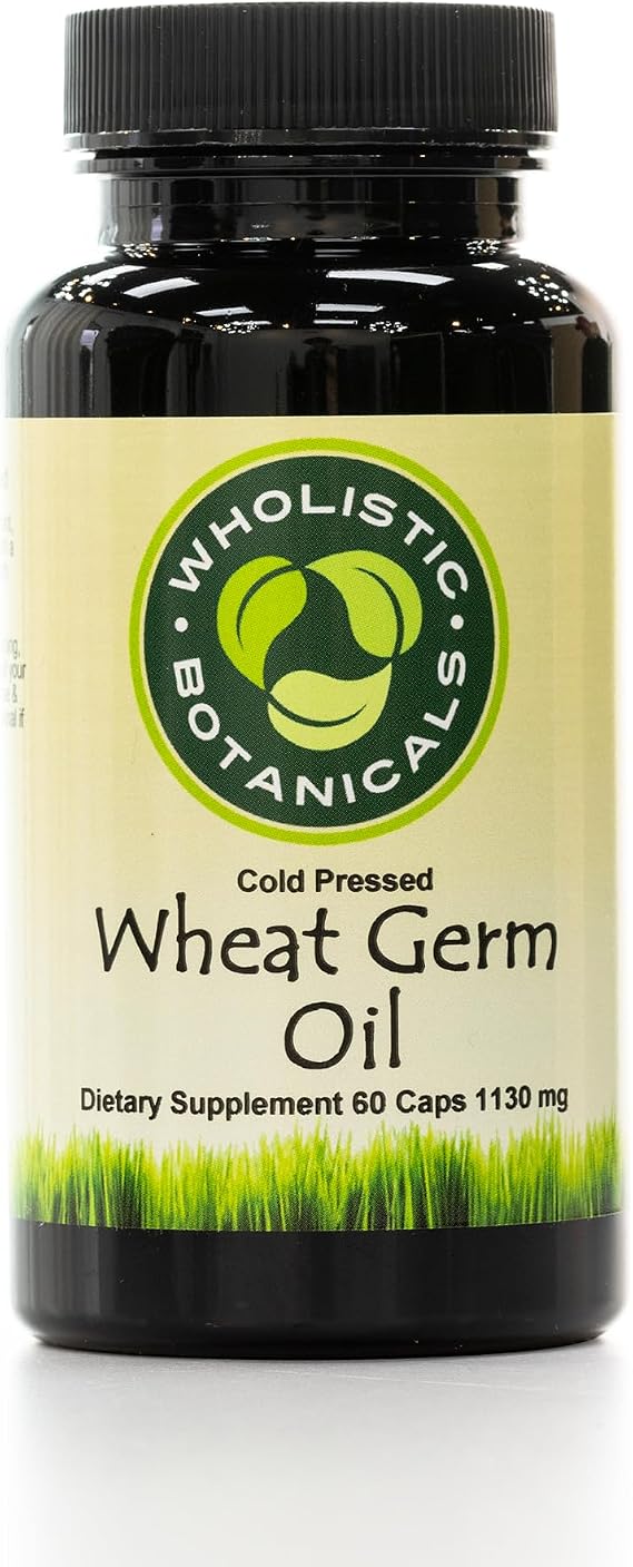 Wheat Germ Oil Capsule Immune System Support Supplements, Beauty Skin and Face 60 ct