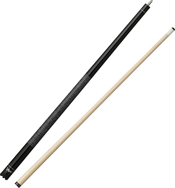 Viper Jump Shot/Break 58" 3-Piece Billiard/Pool Cue, Black