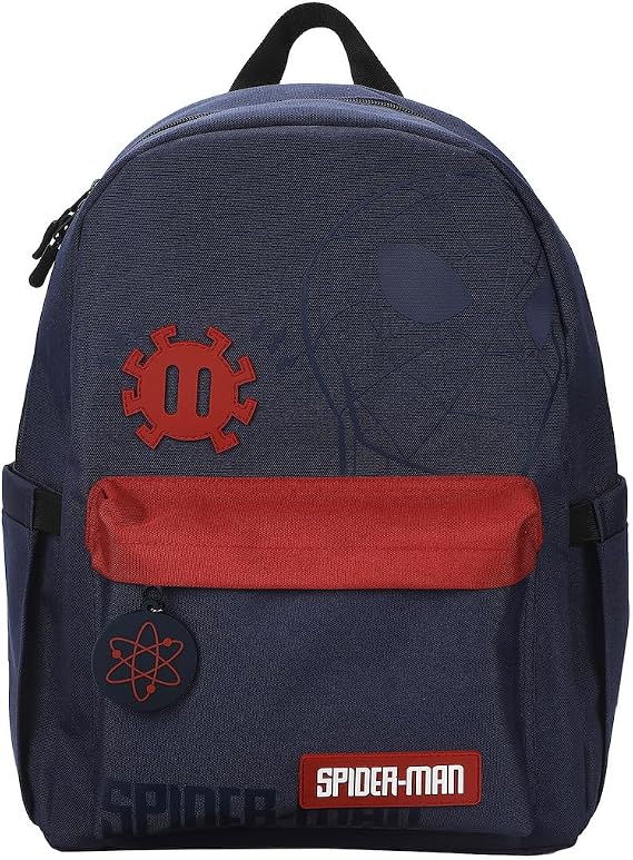 Spider-Man Classic Spider-Man Line Art 16.5" Adult Black & Red Backpack