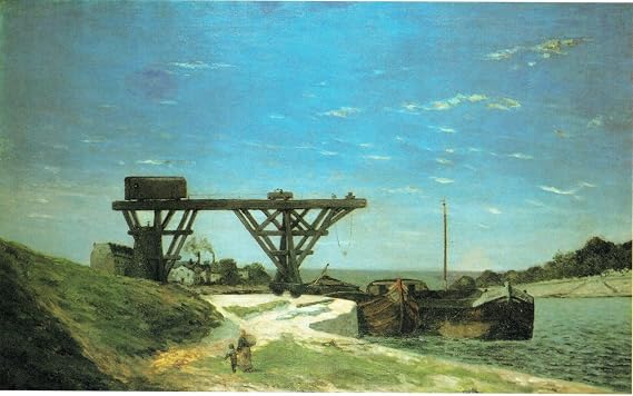 Unicorn Posters A1 POSTER (33/24 inch) (84/60 cm) - Paul Gauguin The Seine Paris between the Pont d lena and de Grenelle 1875