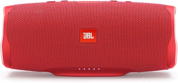 JBL Charge 4 - Waterproof Portable Bluetooth Speaker - Red | Wireless Bluetooth Streaming, Up to 20 hours of playtime, IPX7 waterproof, JBL Connect, Durable fabric and rugged material