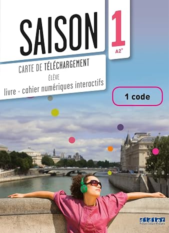 Saison 1 niv.A1+ Carte de telechargement numerique eleve 1 code (French Edition)
