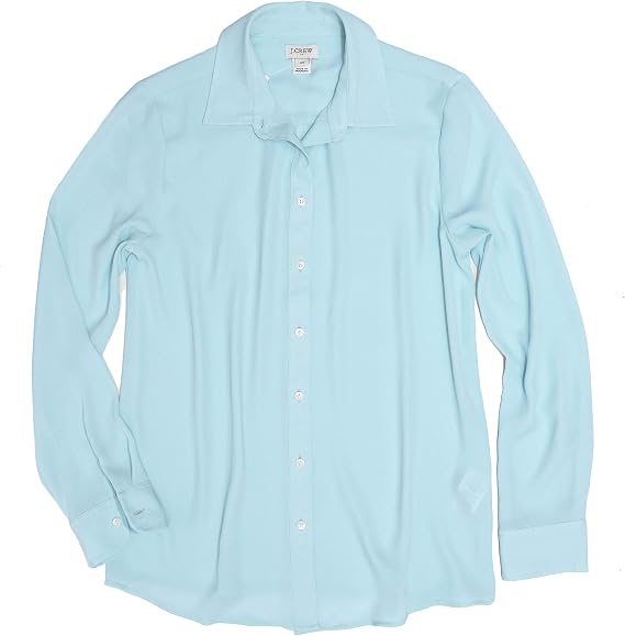 J.Crew Mercantile Women's Sheer Button-Up Blouse