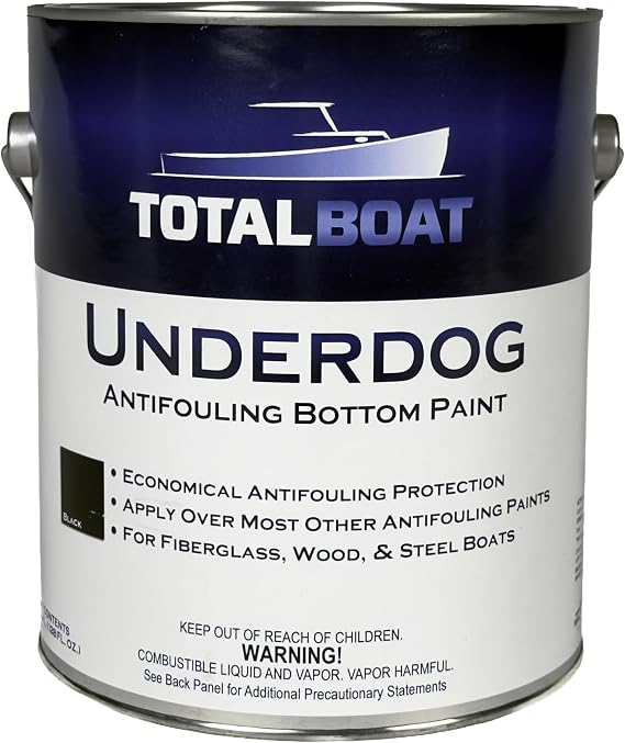 TotalBoat Underdog Antifouling Bottom Paint - Black Gallon