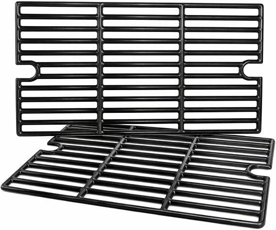 GRISUN 16.5" Cast Iron Grill Grates for Smoke Hollow PS9900 7000CGS | Cooking Grates Replacement for Charbroil 463722315 463722313 463750914, Kenmore 141.152270, Smoke Hollow Grill Parts