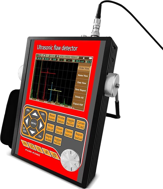 Ultrasonic Flaw Detector Portable Ultrasonic Flaw Detector Testing Equipment with ARM and FPGA Multi-Functional Flaw Detector for Iron and Steel Metallurgy (Model AMT219)