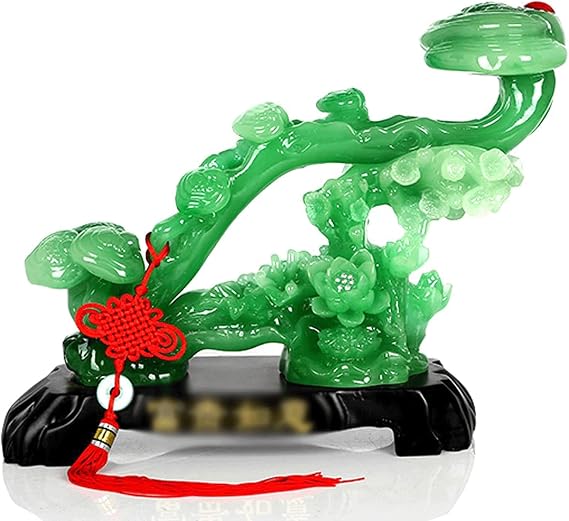 Feng Shui Statues Lucky Jade Wishful Feng Shui Decoration Crafts Modern Living Room Home Sculpture Decorations Wedding Gifts Sculpture Desktop Crafts Feng Shui Decor Statue