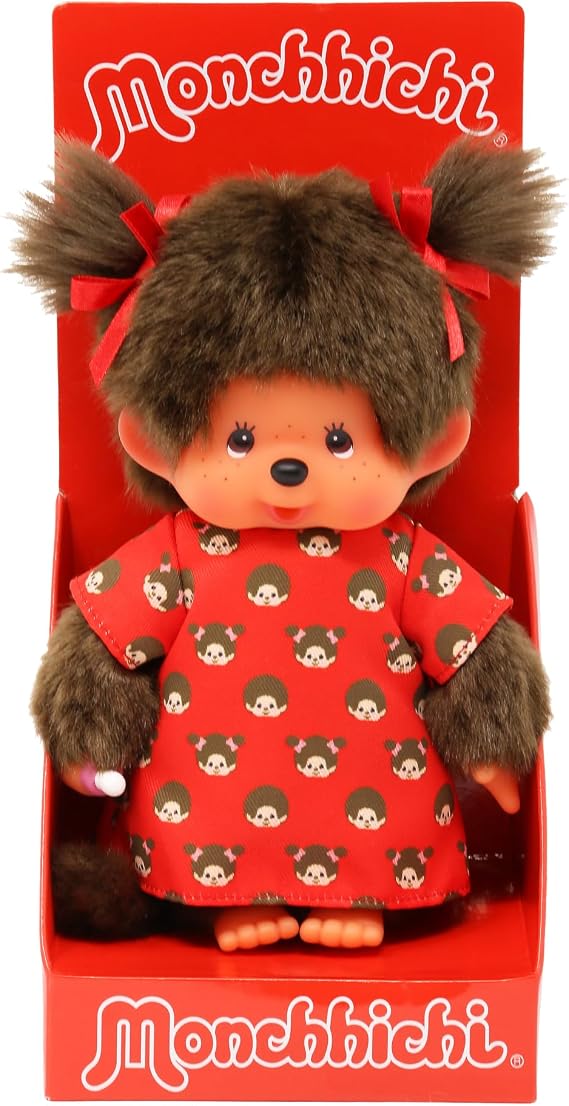 Sekiguchi Original Monchhichi Girl Approx. 20 cm