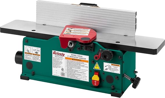 6 in. Benchtop Jointer with Spiral-Type Cutterhead
