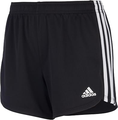 Adidas Girls 3-Stripes Mesh Shorts