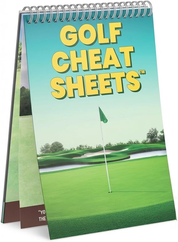 Pocket Golf Cheat Sheets - Pick One Swing Thought per Shot - Waterproof
