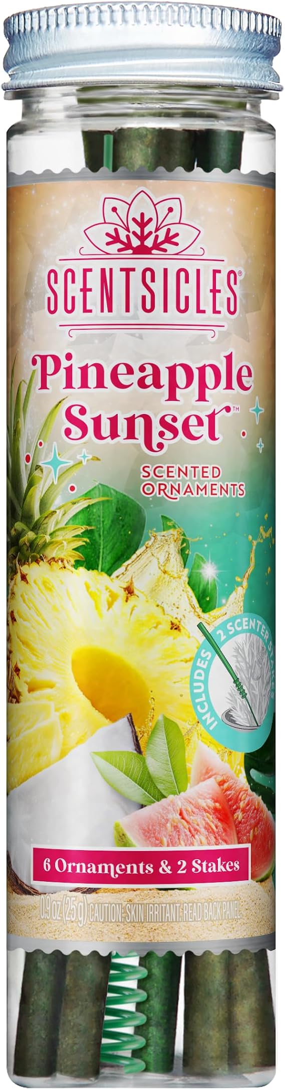 Scentsicles Pineapple Sunset Scented Ornaments