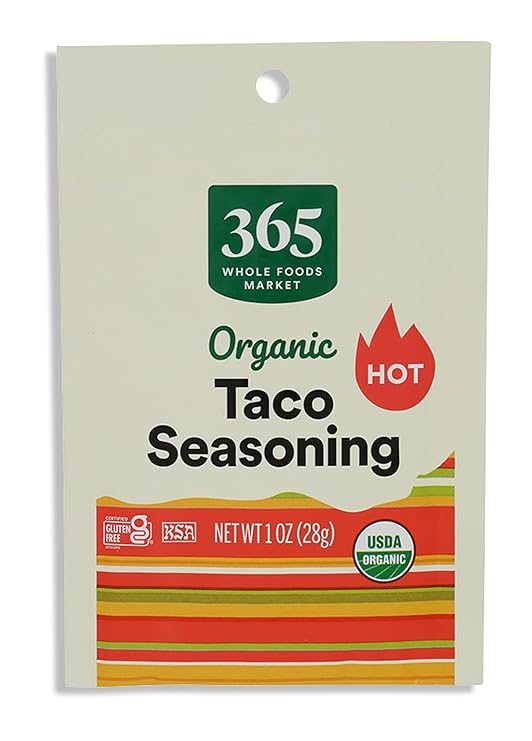 365 by Whole Foods Market, Organic Spicy Taco Seasoning, 1 Ounce