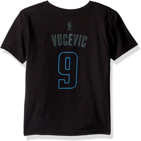 NBA Boys Hyper Name and Number Short Sleeve Tee, Team Color ,