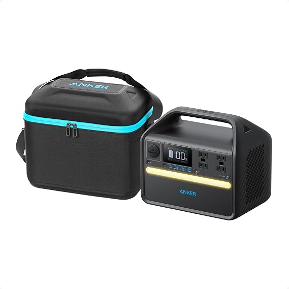 Anker 536 Portable Power Station with Carrying Bag, 508Wh, 500W, Camping