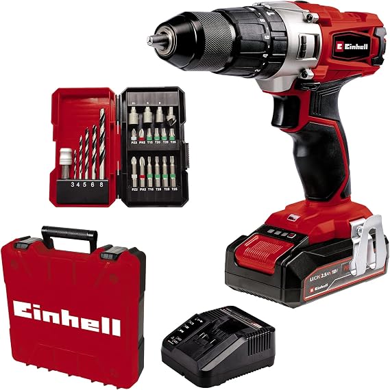Einhell Akülü Darbeli Vidalama TE-CD 18/2 Li-i +22 (1x2,5Ah) 4514220
