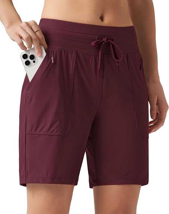 Willit Women's Shorts Hiking Athletic Shorts Quick Dry Golf Outdoor Casual 5"/7" Shorts Lightweight UPF50+