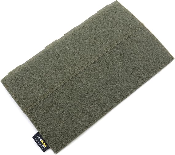 ROCOTACTICAL MOLLE Hook and Loop Mounting Placard Platform, Tactical Style Flex Loop Panel to Convert Any MOLLE Platform to a Hook/Loop Attachment for Hook/Loop Pouches or Morale Patches (Army Green)